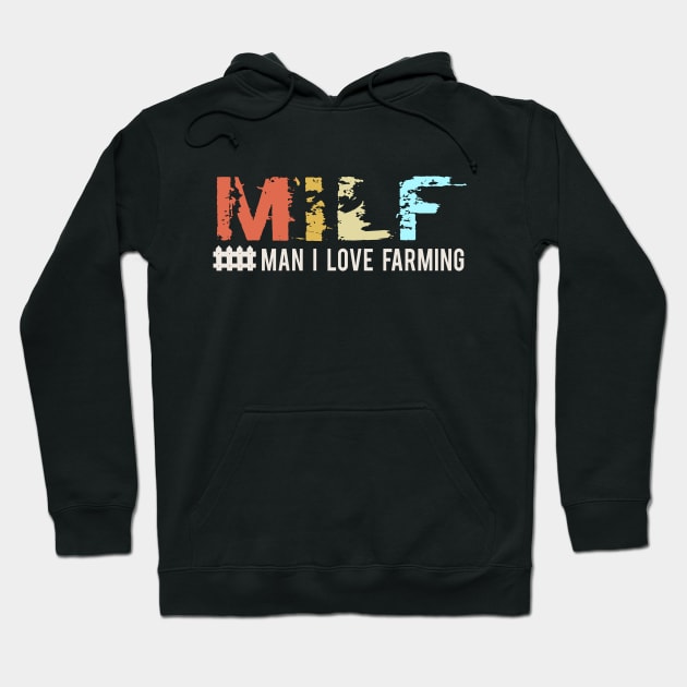 Man I Love Farming Hoodie by Abderrahmaneelh